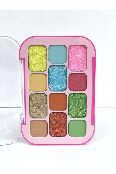 hbtasarim Glitter Eyeshadow Intension 12 - Glitter Eyeshadow Palette