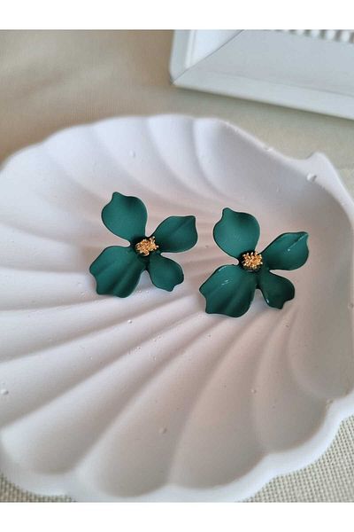 BADEAKSESUAR colorful flower earrings