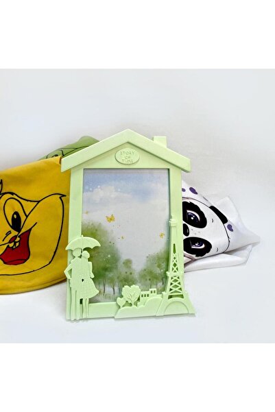 Nobbystar Fotoğraflı Çocuk Çerçevesi Yeşil Renkli Hediyelik 13x18 Plastik Fot...