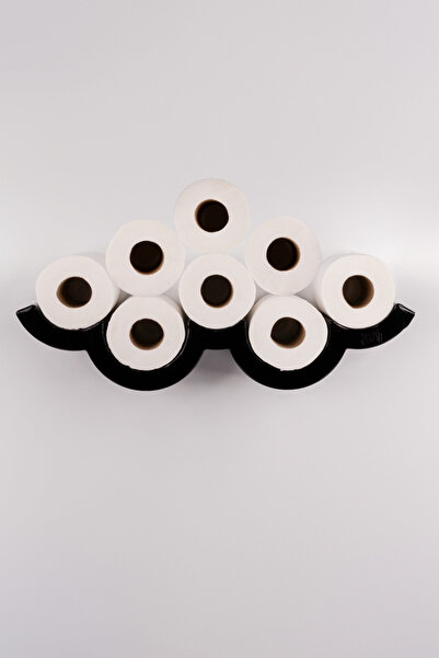 Genel Markalar Flying Rool Siyah Çoklu Tuvalet Kağıdı Tutucu Standı