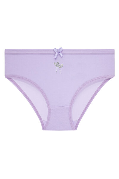 biyokids Pachet de 5 chiloți colorați pentru fete - cu pietre -