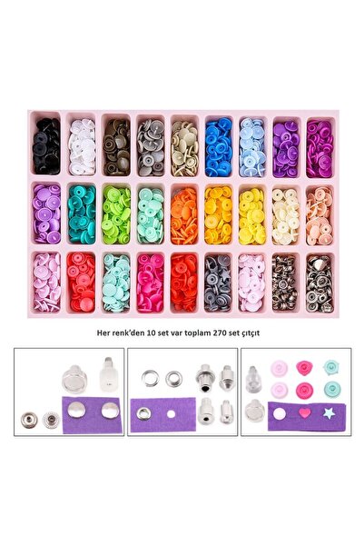 PLATINSEW Plastik Çıtçıt El Pense Seti Büyük