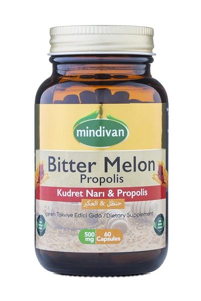 Mindivan Kudret Pomegranate Propolis 60 Herbal Capsules