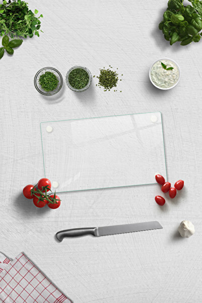 Decorita Glass Cutting Board| Translucent| 17cm x 29cm