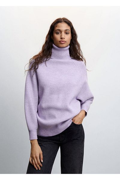 MANGO Woman Pulover cu gât