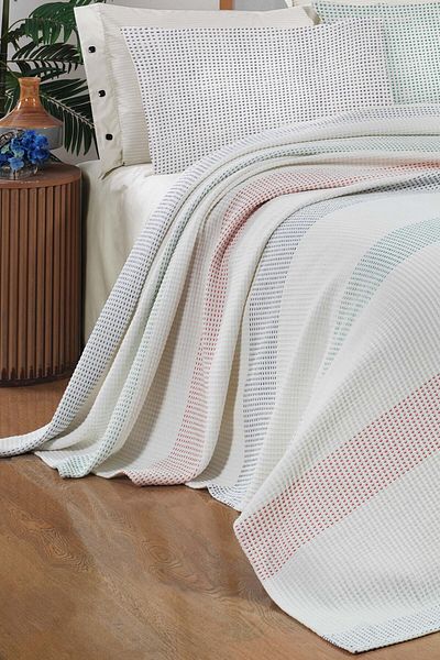 Sarev Simba Ecru - Double 100% Cotton Bed Set