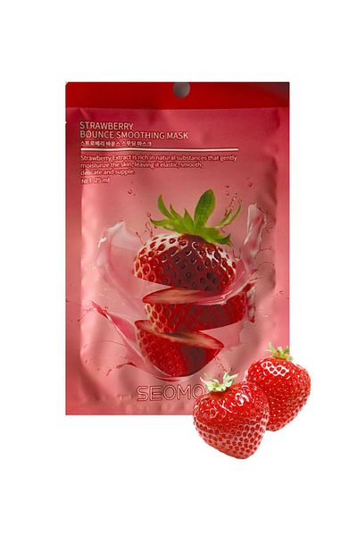SEOMOU Smoothing Mask with Strawberry Extract