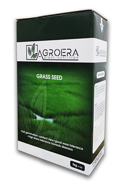 Agroera English Grass Seed Summer Winter Green Long Lasting 1 Kg Original Box