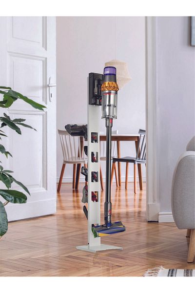 STARK White Color Square Base Vertical Vacuum Cleaner Stand for Dreame 1c, V8, V9, V9b, V9p, V10 Models