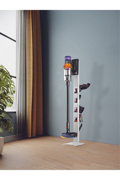 STARK White Color Square Base Vertical Vacuum Cleaner Stand for Dreame 1c, V8, V9, V9b, V9p, V10 Models