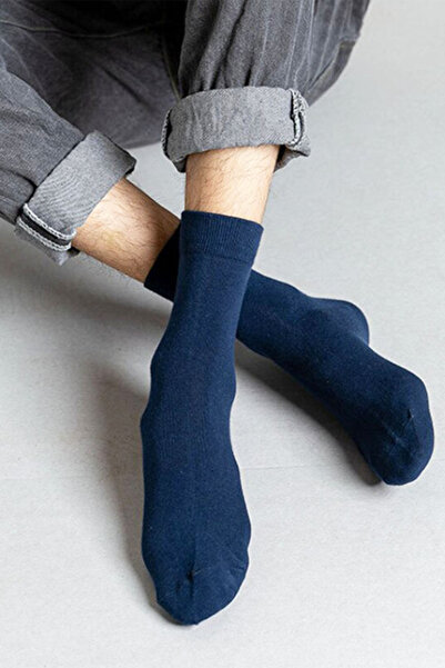 Esinti Men's Socks Bamboo Scented Seamless Classic Socket Socks Thin Long Men's Economical Socks 5 Pieces