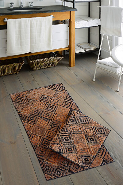 ALANUR Welsoft Vintage toalet set od 2 delova sa bazom od bambusa, zlatni