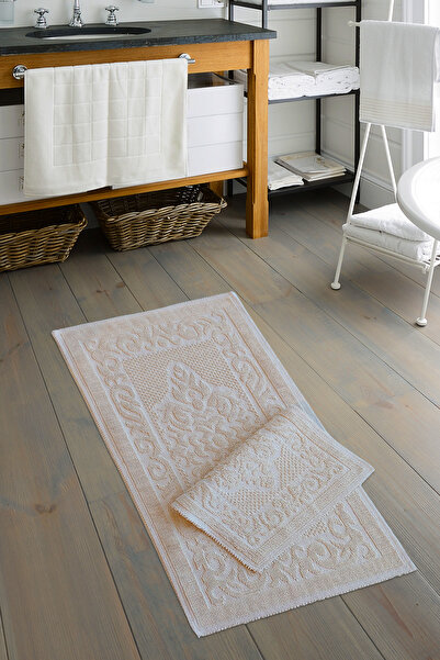 ALANUR Σετ Τουαλέτας Eko Cotton Bukle 2 τεμαχίων Osmanli Cream
