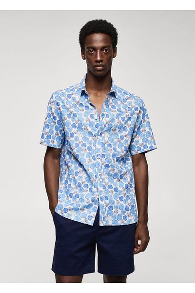 MANGO Man Design de cămașă