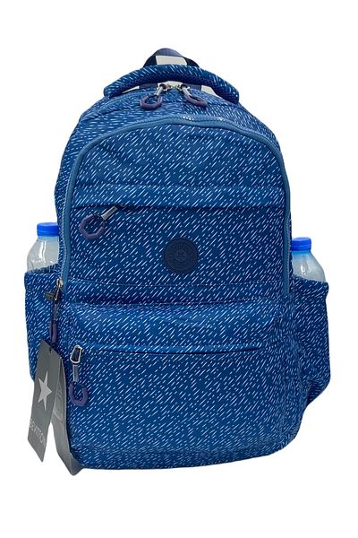 Bevitton Water Repellent Fabric School Bag Unisex School Backpack 20289 Blue-Drop