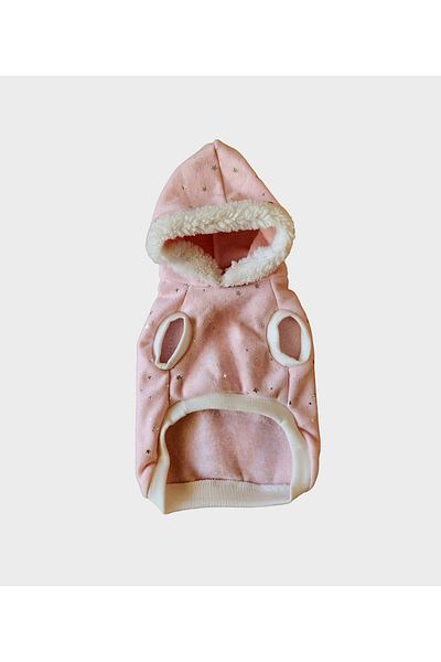 atelyu Cat dog clothes dresses soft fleece star print