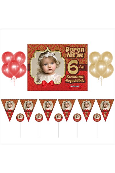 CiciMagnet مفهوم مجموعة الزينة الخاصة ليوم الحناء لمدة 6 أشهر