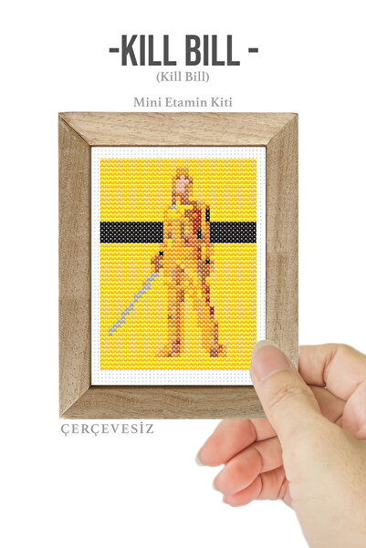 Duxud Kill Bill Dmc Muline Çerçevesiz Minyatür Etamin Kiti 10x10cm