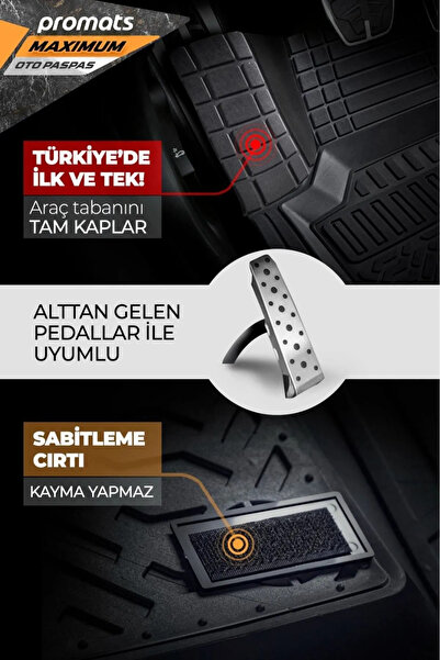 CARMALL TOYOTA COROLLA 92-98 / CORONA 92-96 4D PASPAS ÜNİVERSAL