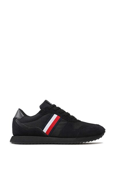 Tommy Hilfiger Erkek Tommy Hilfiger Runner Evo Mix Erkek Sneakers FM0FM04699