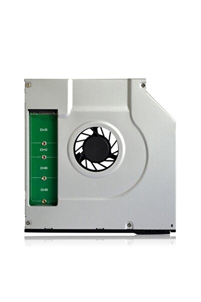 HANDJOY Ssd M.2 SATA 2nd SSD Caddy Disk Laptop Dizüstü Yuvasına Çevirici DVD CD-ROM 9.5mm Fanlı