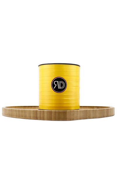 reprodesign Matte Raffia Rope Yellow Colored 1 Roll