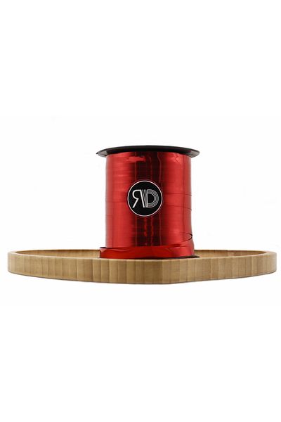 reprodesign Metallic Raffia Rope Red Colored 1 Roll