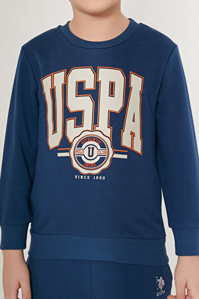 U.S. Polo Assn. Erkek Çocuk Lisanslı Bisiklet Yaka USPA Eşofman Takımı