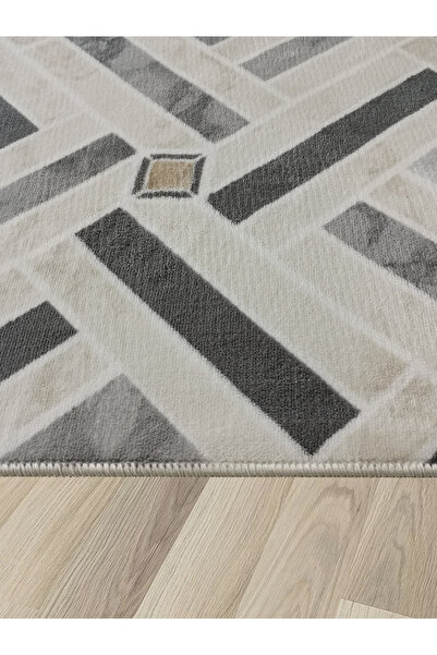 ALgorand Home Πλενόμενη αντιολισθητική βάση Γκρι χαλί σαλονιού Χαλί κουζίνας Μοκέτα δαπέδου