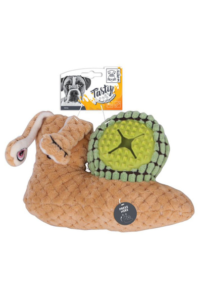 M-PETS Snail Nına Plush Toy with Reward Bowl