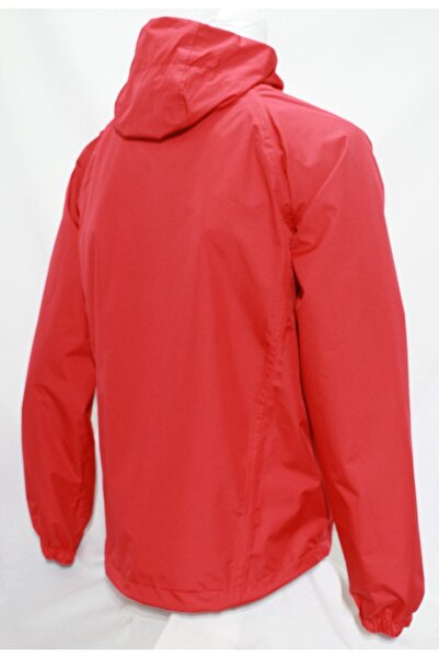 Mudeir Raincoat Kaftan Red Hooded Water Resistant Tactical Outdoor Tactical Windproof with Pockets