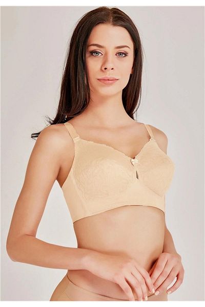 Magic Form Women's Non-wired Gathering Nude Bra C1T7N1O8