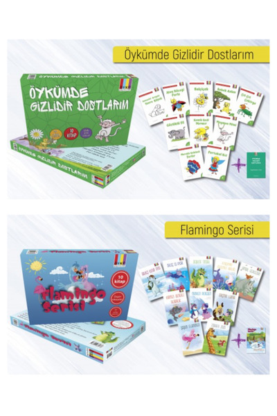 Öykü Yayıncılık Öykümde Gizlidir Dostlarım & Flamingo Serisi