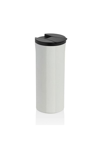 CVS DN3516 WHITE STEEL CUP THERMOS/FASKET 0.4LT