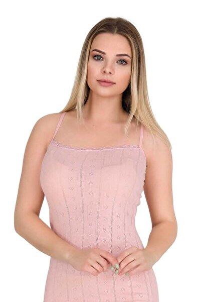 Berrak 3-х (3 штуки) лососевого кольору з серцевим візерунком та мереживною с...