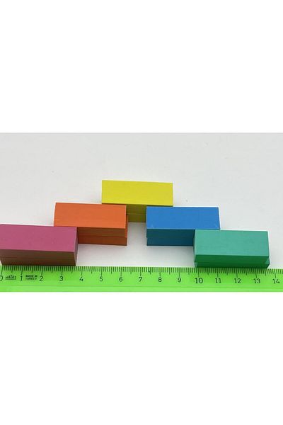 Parrot 10 Colorful Large Eraser Set