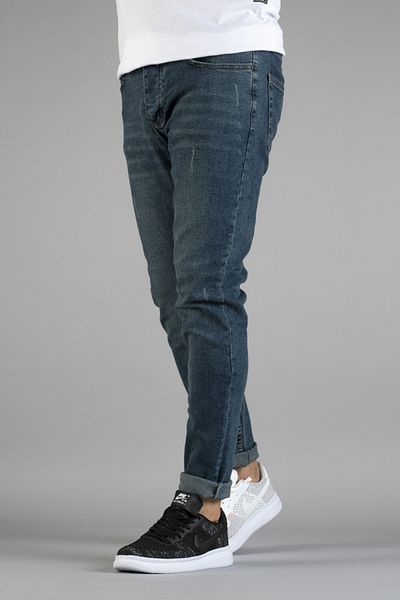 bombe Slim-Fit-Jeans für Herren mit Bündchen