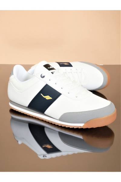 Lescon Konfores 1703-Flınt Анатомічні кросівки унісекс з біло-синьою підошвою