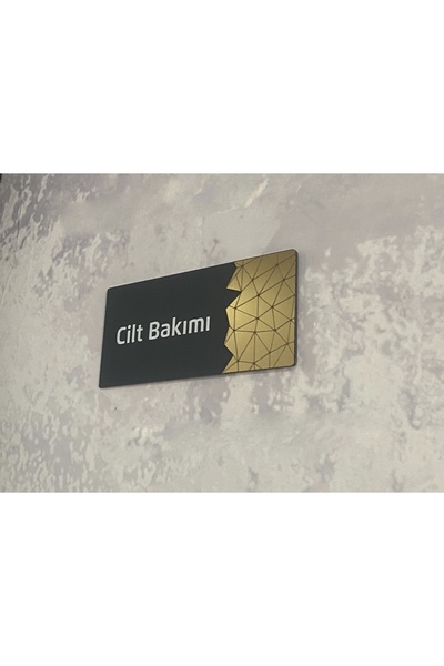 Dekokonsept Dekoratif Aynalı (CİLT BAKIMI )Ofis Oda Kapı İsimliği Yönlendirme...