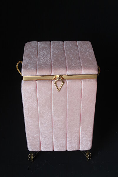 HUZUR ÇEYİZ Dilimli Tekli Büyük Boy Çeyizlik Çamaşır Sepeti