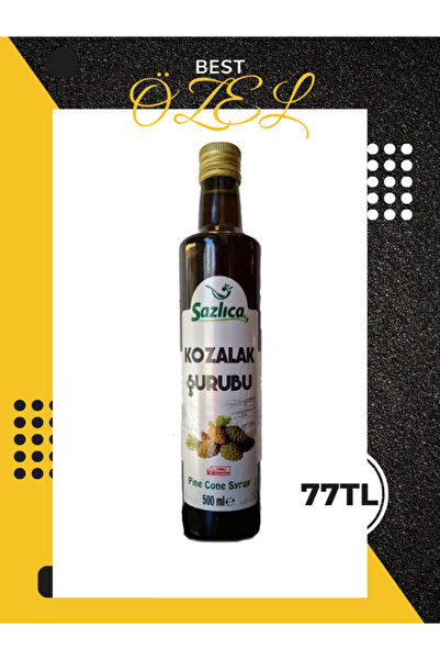 Sazlıca Organik Sazlıca Kozalak Şurubu 500 Ml