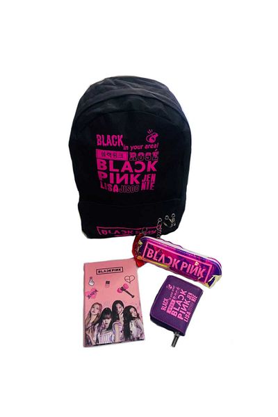 GC GÖKHAN CLUB BLACKPINK BAG NOTEBOOK WALLET PEN HOLDER SET