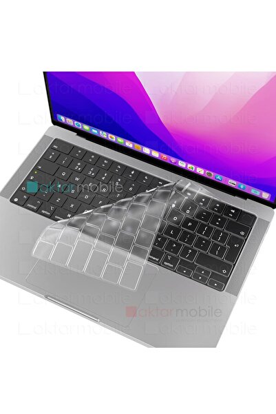 AktarMobile Macbook Air 15.3" M2 / M3 / M4 A2941 / A3114 / A3241 Uyumlu Şeffa...