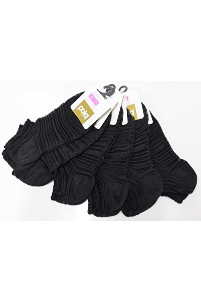 Pola Комплект от 6 черни тънки летни ботуши SEAMLS от конец