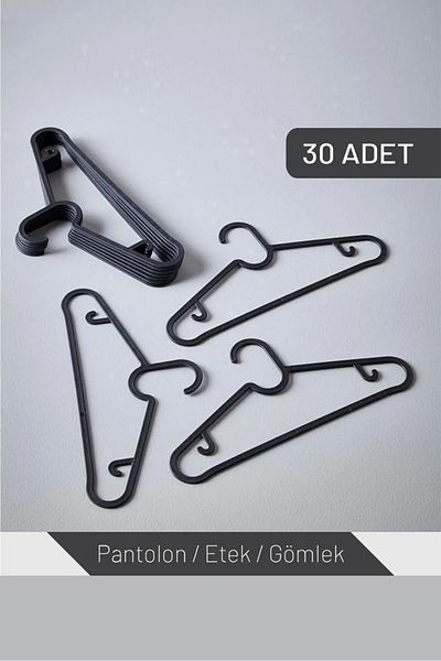 Mutfak Köşesi Clothes Hangers, 30 Pieces