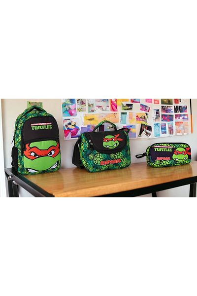 WİGGLE Set de 3 geanți de școală Ninja Turtles