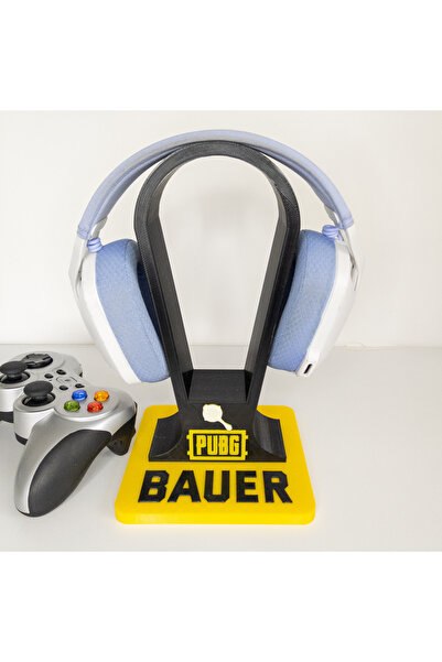 ATLAS TASARIM Oyunculara Özel Kişiselleştirilmiş Kulaklık Tutucu Standı 3 Boy...