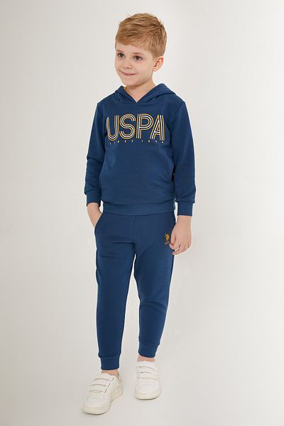 U.S. Polo Assn. Σετ φόρμας με κουκούλα για αγόρι με άδεια χρήσης νέου στυλ