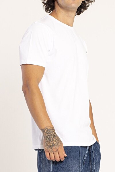 NORFOLK Ανδρικό μπλουζάκι VIGO 100% βαμβακερό οβάλ κομμένο με λαιμόκοψη