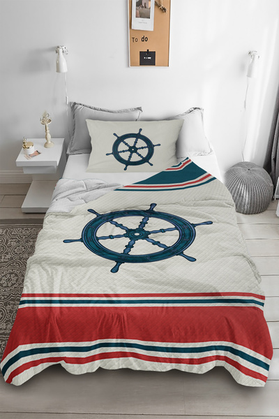 Bebişim Halı مرساة بحار Bh1300 بيكيه وغطاء سرير